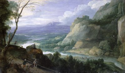 Mountainous Landscape by Jacques Fouquieres